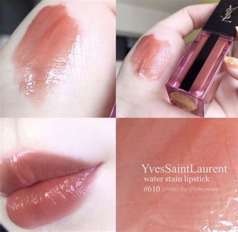 ysl water stain 610 review|yves saint laurent lip stain.